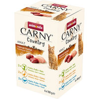 Produktbild von animonda Carny Country Katzen Nassfutter Adult Sortenmix Getreidefrei 6 x 100 g - 6 x 100 g