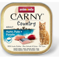 Produktbild von Animonda Carny Country Katzenfutter Adult Huhn Pute Forelle 32 x 100 g getreidefrei - 32 x 100 g