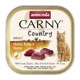 animonda Carny Country Katzennassfutter Huhn & Gans Adult 85g Schale – Bild 1 von 1