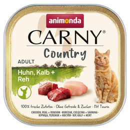 Produktbild von animonda Carny Hundefutter Adult Huhn Kalb und Reh 32x100g