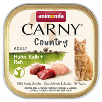 Produktbild von animonda Carny Hundefutter Adult Huhn Kalb und Reh 32x100g