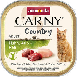 Produktbild von animonda Carny Hundefutter Adult Huhn Kalb und Reh 32x100g