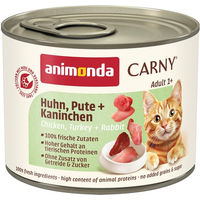 Produktbild von animonda Carny Hundefutter Adult Huhn Pute und Kaninchen 24x200g
