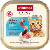 Produktbild von Animonda Carny Hundefutter Adult Huhn und Forelle getreidefrei 32 x 85 g