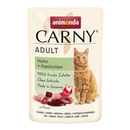 Produktbild von Animonda Carny Hundefutter Adult Huhn und Kaninchen 24x85g