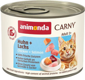Produktbild von Animonda Carny Hundefutter Adult Huhn und Lachs 24x200g