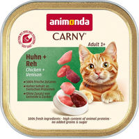 Produktbild von animonda Carny Hundefutter Adult Huhn und Wild Getreidefrei 64 x 85 g