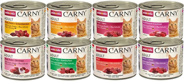 Produktbild von animonda Carny Hundefutter Adult Mixpaket 24x200g Dose