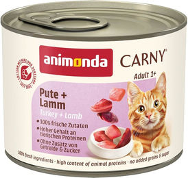 Produktbild von Animonda Carny Hundefutter Adult Pute und Lamm 24x200g