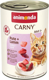 Produktbild von Animonda Carny Hundefutter Adult Pute und Lamm 24x400g