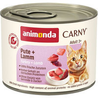 Produktbild von Animonda Carny Hundefutter Adult Pute und Lamm 6x200g