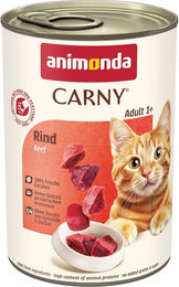 Produktbild von animonda Carny Hundefutter Adult Rind ohne Konservierungsstoffe 6x400g