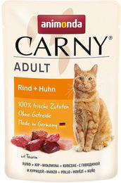 Produktbild von Animonda Carny Hundefutter Adult Rind und Huhn 12x85g
