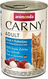 Produktbild von Animonda Carny Hundefutter Adult Rind und Kabeljau 6x400g ohne Konservierungsstoffe