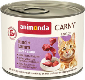 Produktbild von Animonda Carny Hundefutter Adult Rind und Lamm mit hohem Fleischanteil 6x200g