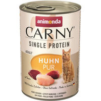 Produktbild von Animonda Carny Katzen Nassfutter Adult Huhn Single Protein Getreidefrei ohne Zucker 6 x 400 g - 6 x 400 g