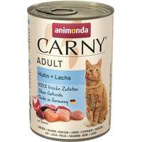 Produktbild von Animonda Carny Katzen Nassfutter Adult Huhn und Lachs 6 x 400 g Getreidefrei und ohne Zucker - 6 x 400 g