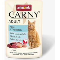 Produktbild von Animonda Carny Katzen Nassfutter Adult Huhn und Thunfisch 24 x 85 g getreidefrei und ohne Zucker - 12 x 85 g