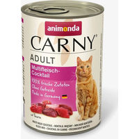 Produktbild von Animonda Carny Katzen Nassfutter Adult Multifleisch-Cocktail mit Huhn Rind und Wild, getreidefrei, 6 x 400 g - 6 x 400 g