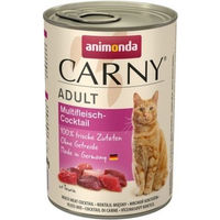 Produktbild von Animonda Carny Katzen Nassfutter Adult Multifleisch-Cocktail mit Rind Huhn und Wild getreidefrei 12 x 85 g - 12 x 85 g
