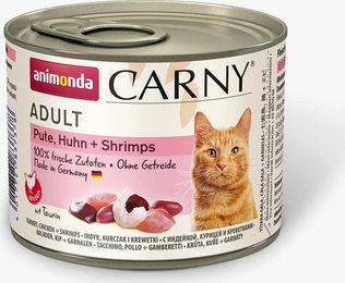 Animonda Carny Katzen Nassfutter Adult Pute Huhn und Garnele in Sauce, getreidefrei, 6 x 200 g - 6 x 200 g – Bild 1 von 10