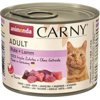 Produktbild von Animonda Carny Katzen Nassfutter Adult Pute und Lamm Getreidefrei 6 x 200 g - 6 x 200 g