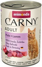 Animonda Carny Katzen Nassfutter Adult Pute und Lamm getreidefrei 6 x 400 g - 6 x 400 g – Bild 1 von 9