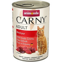 Produktbild von Animonda Carny Katzen Nassfutter Adult Rind mit Stückchen in Sauce 6 x 400 g - 6 x 400 g