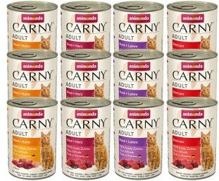 Animonda Carny Katzen Nassfutter Adult Rind Pastete Getreidefrei 12 x 400g - 12 x 400 g – Bild 1 von 9