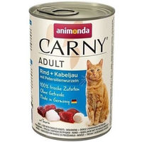 Produktbild von Animonda Carny Katzen Nassfutter Adult Rind und Kabeljau mit Stückchen in Sauce, getreidefrei, 6 x 400 g - 6 x 400 g