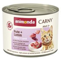 Produktbild von Animonda Carny Katzen Nassfutter Pute und Lamm getreidefrei mit hohem Fleischanteil 6x200g - 6 x 200 g
