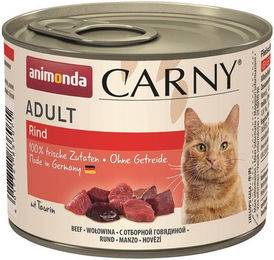 Animonda Carny Katzen Nassfutter Rind Adult Getreidefrei 6 x 200 g - 6 x 200 g – Bild 1 von 12