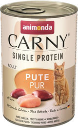 Animonda Carny Katzen Nassfutter Single Protein Pute Adult 6 x 400 g - 6 x 400 g – Bild 1 von 9