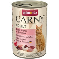 Produktbild von Animonda Carny Katzenfutter Adult Pute Huhn und Garnele in Sauce 6 x 400 g getreidefrei - 6 x 400 g