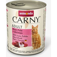 Produktbild von Animonda Carny Katzenfutter Adult Rind Pute und Garnele in Sauce 6 x 800 g - 6 x 800 g