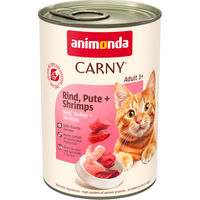 Produktbild von Animonda Carny Katzenfutter Adult Stückchen in Sauce Rind Pute Garnele Getreidefrei 6 x 400 g - 6 x 400 g