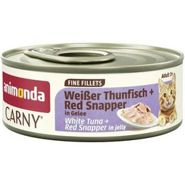 Animonda Carny Katzennassfutter Fine Filets in Gelee Thunfisch und Rotbarsch 12 x 60 g – Bild 1 von 1