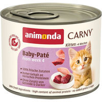 Produktbild von Animonda Carny Kitten Baby-Paté Katzenfutter für Kitten 24x200g