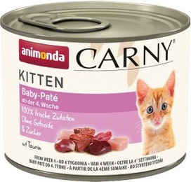 Produktbild von Animonda Carny Kitten Baby-Paté Nassfutter für Katzen 12x200 g - 12 x 200 g