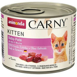 Animonda Carny Kitten Baby-Paté Rind Katzenfutter 6x200g - 6 x 200 g – Bild 1 von 2
