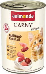 Produktbild von Animonda Carny Kitten Geflügel-Cocktail Katzenfutter 12x400g