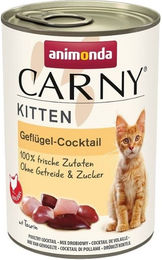 Animonda Carny Kitten Geflügel-Stückchen in Sauce, getreidefrei und ohne Zucker, 400 g - 12 x 400 g – Bild 1 von 5