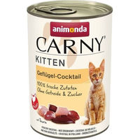 Produktbild von Animonda Carny Kitten Geflügel-Stückchen in Sauce, getreidefrei und ohne Zucker, 400 g - 12 x 400 g