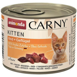 Produktbild von Animonda Carny Kitten Katzenfutter Geflügel 6x200g - 6 x 200 g