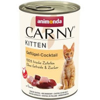 Produktbild von Animonda Carny Kitten Nassfutter Geflügel Stückchen in Sauce 12x400 g - 12 x 400 g