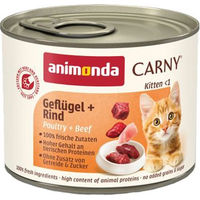 Produktbild von Animonda Carny Kitten Nassfutter Kalb mit Huhn und Truthahn 12 x 200 g