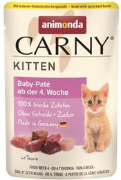 Produktbild von Animonda Carny Kitten Nassfutter Katze Baby-Paté ohne Farb- und Aromastoffe 12x85 g - 12 x 85 g