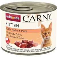 Produktbild von Animonda Carny Kitten Nassfutter Katze mit Kalb, Huhn und Pute in Sauce 12x200 g - 12 x 200 g
