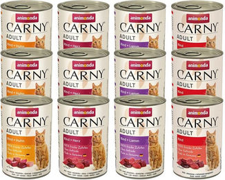 Produktbild von Animonda Carny Mix 1 Hundefutter Adult ohne Zucker 24x400g