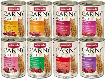 Produktbild von Animonda Carny Mix Adult Hundefutter ohne Zucker 24x400g